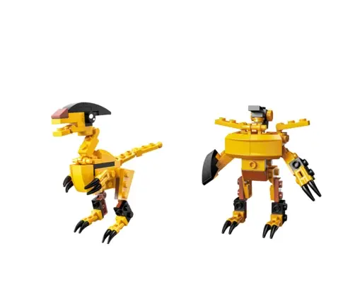 Dinosaur Robot 2in1 Construction Blocks 57-70 pcs Mix