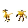 Dinosaur Robot 2in1 Construction Blocks 57-70 pcs Mix