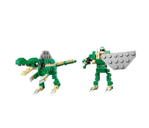 Dinosaur Robot 2in1 Construction Blocks 57-70 pcs Mix