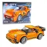 Construction Blocks 2in1 Car Robot Pull-Back Drive 194-216 pcs Mix
