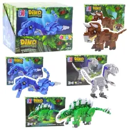 Construction Blocks Set Dinosaur Robot 2in1 148-175 pcs Mix
