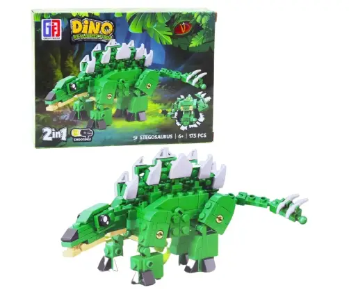 Construction Blocks Set Dinosaur Robot 2in1 148-175 pcs Mix