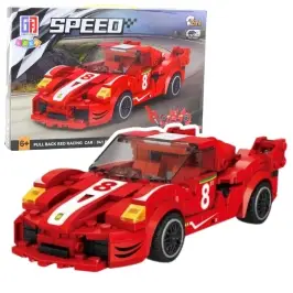 Construction Blocks Car Robot 2in1 Red Drive 341 pcs.