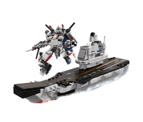 Construction Bricks Ship Aircraft Carrier Robot 2in1 737 pcs. Construction Bricks Ship Aircraft Carrier Robot 2in1 737 pcs.