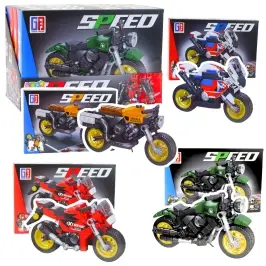 Bausteine Motor Motorrad Roboter 2in1 217-222 Stk. Mix