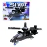 Construction Bricks Vehicles Transport SWAT 2in1 92-117 pcs.