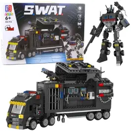 Construction Bricks 8in1 SWAT Vehicle Police Robot 826 pcs.
