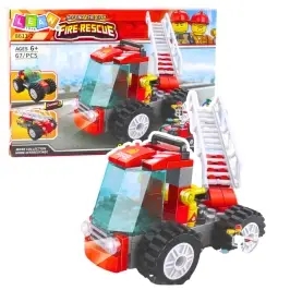 Construction Bricks Fire Truck with Ladder 67 pcs. Construction Bricks Fire Truck with Ladder 67 pcs.