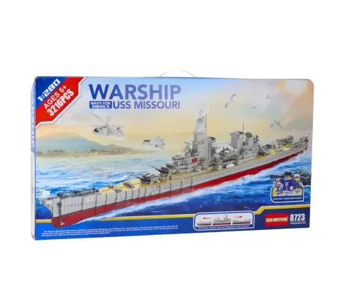 Construction Bricks Large Warship Aircraft Carrier 3216 pcs.