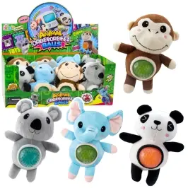 Plush Toy Squeezable Tummy with Water Balls 17cm Mix