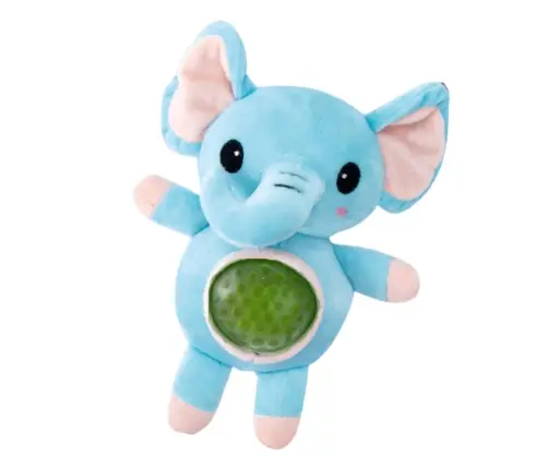 Plush Toy Squeezable Tummy with Water Balls 17cm Mix
