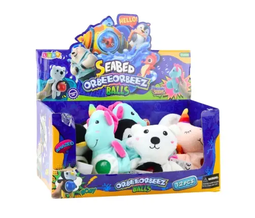 Plush Toy Squeezable Tummy with Water Balls 20cm Mix