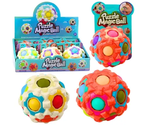 Magic Ball Logic Puzzle Studs 7cm Mix