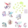 Fluorescent Wall Stickers Unicorns Stars