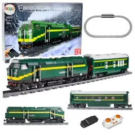 Construction Blocks Electric Train RC Train Remote Controlled 2086 pcs.