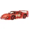 Construction Bricks Sports Car Racing Red 1:10 2688 pcs.