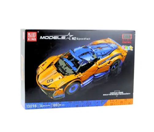 Construction Bricks Sports Car RC Blue and Orange 1883 pcs. Construction Bricks Sports Car RC Blue and Orange 1883 pcs.