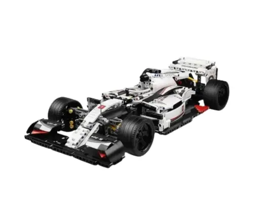 Construction Bricks F1 Race Car White and Red 1235 pcs.