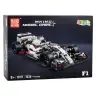 Construction Bricks F1 Race Car White and Red 1235 pcs.