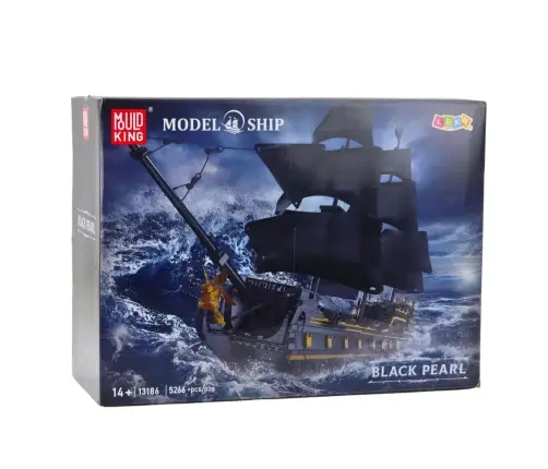 Black Pearl Pirate Ship Construction Bricks 5266 pcs. Black Pearl Pirate Ship Construction Bricks 5266 pcs.