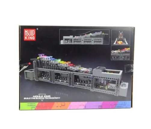 Construction Blocks Ball Track with Electric Motor 1038 pcs.