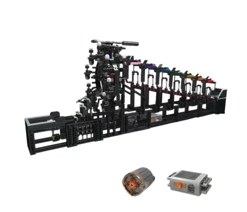 Construction Blocks Ball Track with Electric Motor 2520 pcs.