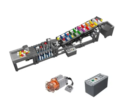 Construction Blocks Ball Track with Electric Motor 1281 pcs. Construction Blocks Ball Track with Electric Motor 1281 pcs.
