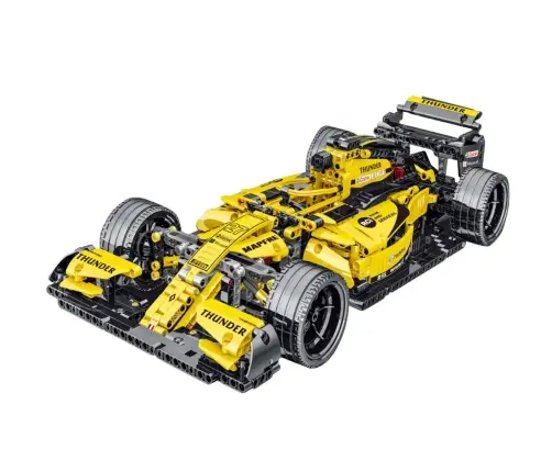 Construction Bricks Race Car R.S.18 Yellow 1:10 1093 pcs.