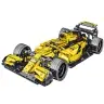Construction Bricks Race Car R.S.18 Yellow 1:10 1093 pcs.