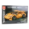 GT Racing Car Construction Bricks Orange 1:14 1268 pcs.