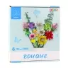 Construction Blocks Decorative Bouquet of Colorful Flowers 854 pcs.