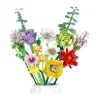Construction Blocks Decorative Bouquet of Colorful Flowers 854 pcs.