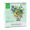 Construction Blocks Decorative Bouquet of Colorful Flowers 997 pcs.