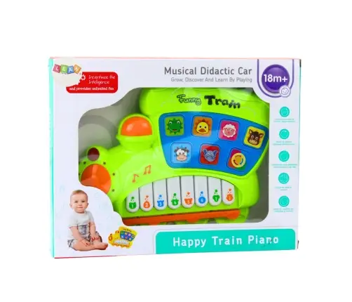 Educational Electric Piano for Toddlers Locomotive Green