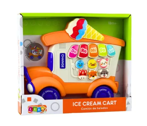 Electric Piano Educational For Toddlers Ice Cream Parlor Orange