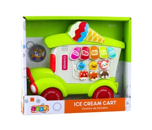 Educational Electric Piano for Toddlers Ice Cream Parlor Green