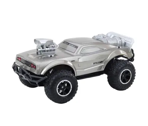 Large Remote Controlled Off-Road Sports Car RC Silver 1:8