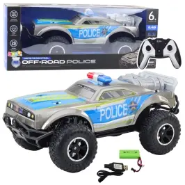 RC Off-Road Police Car 1:8 Silver RC Off-Road Police Car 1:8 Silver
