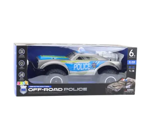 RC Off-Road Police Car 1:8 Silver