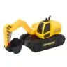 Tow Truck with Crawler Excavator Rotating 360° Yellow 1:16