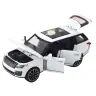 Range Rover Metal SUV White 1:32 Lights Sounds