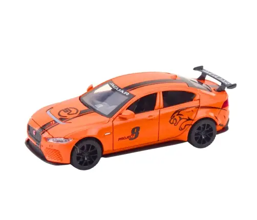 Jaguar Metal Car Lights Sounds Orange