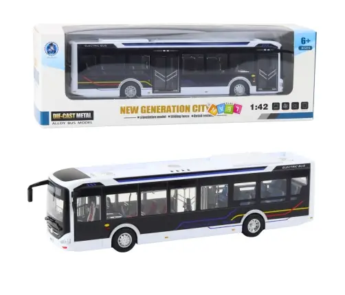 METAL CITY BUS WHITE