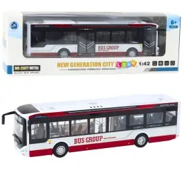 METAL CITY BUS WITH SOUND AND LIGHTS 1:42