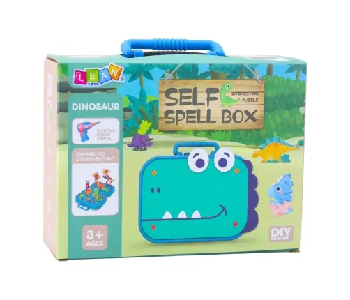 DIY Screwdriver Kit Suitcase Puzzle Dinosaurs Blocks Screwdriver 228 pcs.