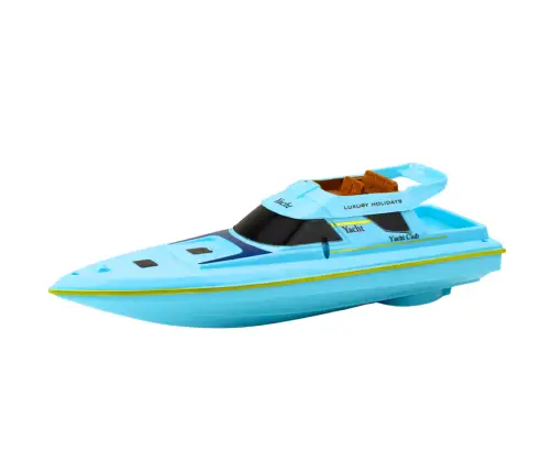 Boat Motorboat Floating Yacht Battery Operated Blue