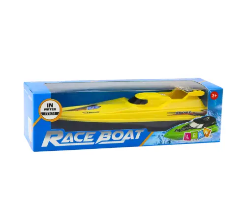 Boat Motorboat Floating Yacht Battery Operated Yellow