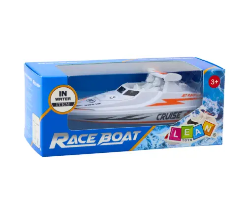 Boat Motorboat Battery Operated White Floating Water Boat Motorboat Battery Operated White Floating Water