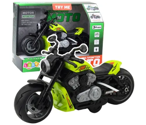 Battery Operated Toy Motorcycle Lights Sounds Green Battery Operated Toy Motorcycle Lights Sounds Green