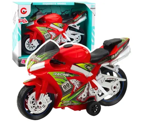 Racing Bike Racer Drive Lights Sounds Red Racing Bike Racer Drive Lights Sounds Red